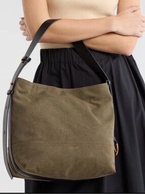 Rag & Bone Canvas Bucket Bag * Clinton * Forest Army Green NWT (Was $478!)